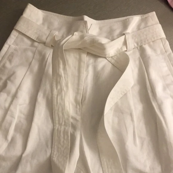 A.L.C. High rise White Wide-Leg Pants Size 6 - Picture 7 of 11
